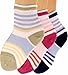 Baby Socks Hooped (Pack of 3 Pairs) - Summer Clearance Sale - Pack of 3, multi-coloured, 0-1 months