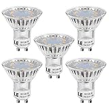 led-lampe gu10 400 lumen (5 st.) [LANGLEBIG UND 24 MONATE GARANTIE]: Bei einer Lebensdauer von bis zu 15000 Stunden wird diese LED-Lampe seltener ausgewechselt. Und bietet 2 Jahre Herstellergarantie ab Kaufdatum.