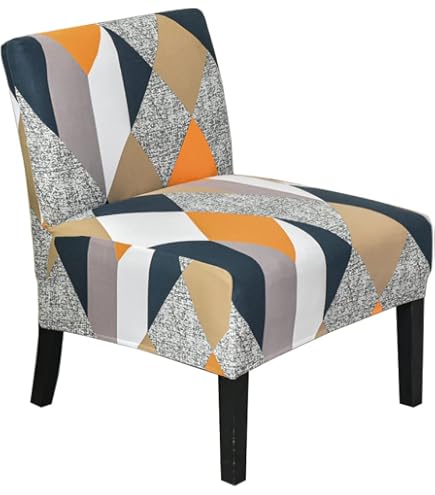Housse de Fauteuil sans Accoudoir,Extensible 1 Place Housse De Chaise,Elastique Housse De Canapé Housse De Salle à Manger Amovible Lavable pour Salon Housse de Fauteuil sans Accoudoir,Extensible 1 Place Housse De Chaise,Elastique Housse De Canapé Housse De Salle à Manger Amovible Lavable pour Salon