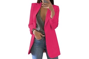 BAIXIAOCHI Giacca Da Abito Da Donna Temperamento Slim Cardigan A Maniche Lunghe Con Risvolto Primaverile E Autunnale