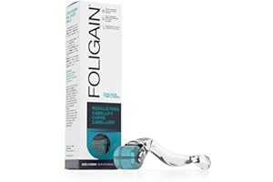 ‎FOLIGAIN Foligain Haar- und Kopfhaut-Roller mit 540 Titannadeln