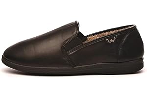 Dr Keller Mens Twin Gusset Slippers Slip On Good Strong Soles UK Size 6-7-8-9-10-11-12