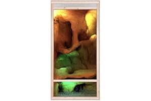 REPITERRA Terrario de madera, 60 x 120 x 60 cm, ventilación frontal