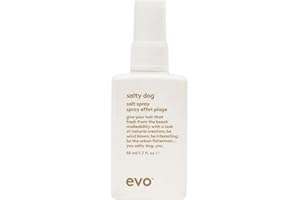 evo Salty Dog Salt Spray - Hair Texture & Volume Spray - Beach Textured Hair, Natural Matte Finish - Travel Size, 50 milliliters