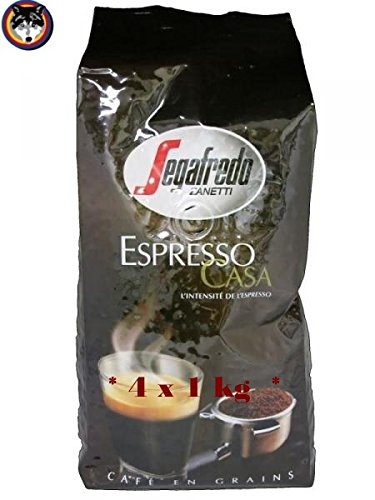 Segafredo Espresso Casa, Kaffeebohnen, 4000g (4x1kg)
