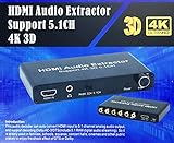 HDCP Version: HDCP 1.4 5.1 Digital Audio Gear Decoder with HDMI to HDMI Audio Extractor Support Decoding Dolby/DTS/AC3 Digital Surround to Analog Decoder (6RCA Output)