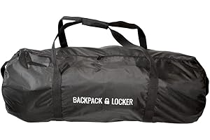 ‎BACKPACK LOCKER Backpack Locker Dachbox Tasche – Wasserabweisende Dachgepäckträger Tasche für Auto, Robuster Dachbox Organizer mit Reißverschluss, Vielseitige Duffel Bag für Reisen & Camping, Schwarz, 180 Liter