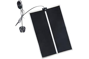 Lucky Farm 20W Reptile Vivarium Heat Mats Pets Heating Pad for for Turtle,Snakes,Lizard,Gecko Plants Seeding Heat Pads Adjustable Amphibian Tank Warmer Mat (20W 42x28 cm)