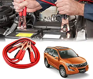 Auto Pearl Car 500 Amp Heavy Duty Jumper Booster Cables Anti Tangle Copper Core for - XUV 500-2015 (Xtra Large)