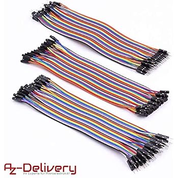 AZDelivery Breadboard Kit 3x MB102 + 120 Jumper Wires - Compatible Arduino Raspberry Pi