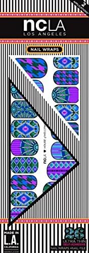 NCLA Los Angeles 26 Designer Nail Wraps - House Of Hollywood No2