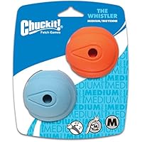 Chuckit! Canine Hardware Whistler Balls Pack of 2 Fits Ball Throwers Chuckers