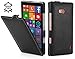 Produktbild StilGut® UltraSlim Case, Tasche aus Leder für Nokia Lumia 930, schwarz