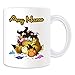 Produktbild Personalisiertes Geschenk – Tauren Druide Tasse (MMORPG Design Thema, weiß) – alle Nachricht/Name auf Ihre einzigartige – World of Warcraft Online RPG Spiel Blizzard WOW ALLIANCE Horde Burning Crusade Wrath Lich King Cataclysm Mists Pandaria Kriegsherren draenor Legion Thunder Bluff moonkin