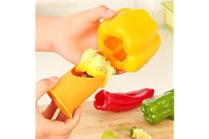 HONFITAT Bluelover Poivron Tomate Carottage Outils Légumes Core Remover Cuisine Creative Poivrecorer