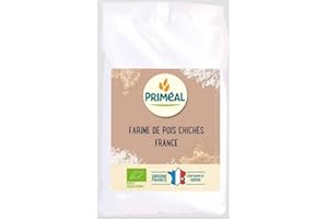 PRIMEAL Priméal Farine de Pois Chiches France 500 g
