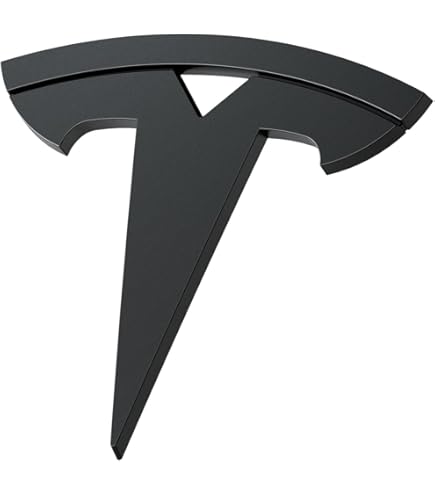 Matte Black Tesla Model X Logo Covers - Foto 2