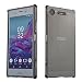 Produktbild Sony Xperia XZ1 Hülle,Xperia XZ1 Metall Cover,WIWJ Handyhülle Metall Case Cover 2 in 1 Aluminium Bumper Case Metal Hülle Ultra Dünn Schutzhülle für Sony Xperia XZ1-Schwarz