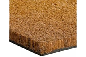 A2Z FLOORS Living Coir Matting For Entrances – Eco-Friendly, Heavy Duty Coir Entrance Matting – Doorway Coconut Mats – Non-Slip Rugs, PVC Backing – Tough bristles (0.5 m x 1m (50cm x 100cm))