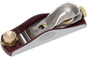 DICTUM rabot de paume angle faible 12° – rabot compact, fer japonais SK4 25 mm, corps en fonte d’acier, idéal pour les finitions et chants