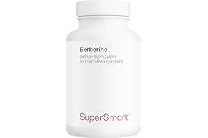 Supersmart - Berberine - Berberina (estratto di Berberis vulgaris standardizzato al 97% di berberina) - 100% Naturale - Integratore Antinfiammatorio e Antiossidante - 60 Capsule Vegetariane