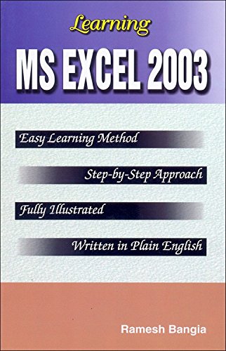 Learning MS Excel 2003