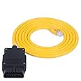 enet obd cable obd2 ethernet cable obd2 rj45 OBDII Cable adapter compatible with BMW for bootmod3 Coding G F-Series (Thick)