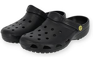 Borussia Dortmund BVB Clogs czarne buty ogrodowe Logo klasyczne, czarny, 42/43 EU