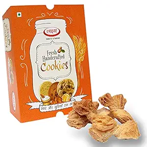 LAKSHYA Namkeen Puffs Low Fat Salted Biscuits & Snacks (Pack of Two, 250*2 = 500gms)
