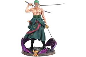 SIMMPU Roronoa Figurine Anime Action Figure d'Anime Populaire Onepiece Figures Collection Modèle Jouet Statues Collectibles Ornements De Collecte Statue en PVC Doll Décoration Roronoa Zoro