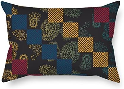 Slimmingpiggy Pillow Case Pillow Covers Of Bohemian For Outdoor Son Monther Kids Room Bar Seat Adults 16 X 24 Inches/40 By 60 Cm(twin Sides)