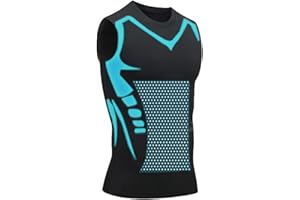 Pukmqu Luckysong Ionic Shaping Herren, Lucky Song Ionic Shaping Vest, Luckysong Ionic Shaping Vest, Komfortables Und Atmungsaktives EIS-Seiden-Gewebe