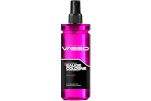 Vasso Aftershave Barber Cologne, Eau De Cologne 370ml | Relaxing Refreshing Spray Lotion | Premium Grooming Product | Long-lasting Fragrance Scent for Men & Women (Jazz Night)