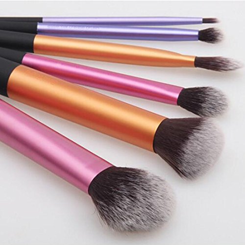 HENGSONG 6 tlg. Makeup Bürsten Pinsel Schminkpinsel Kosmetikpinsel Make Up Pinsel Kosmetik Set - 3