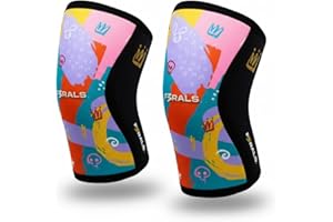 F3RALS® Rodilleras Neopreno 7mm | Cross Training y Powerlifting - Soporte Ajustable para Gym - Protección Deportiva Knee Support