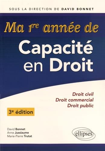 Ma 1re Année de Capacité en Droit francais Ma 1re Année de Capacité en Droit francais