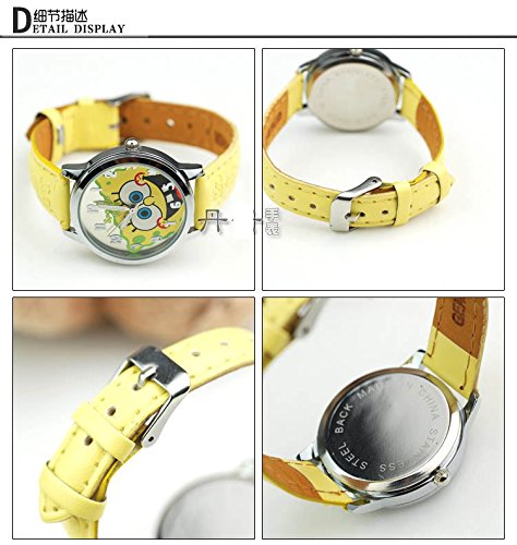 NEW Lovely SpongeBob SquarePants children kids Kinder cartoon Watch silicone Watches Uhren WP@KTW157800R