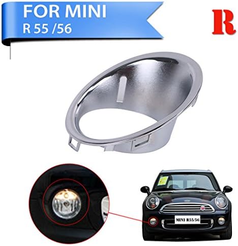 Right Side Front Bumper Chrome Foglight Surround