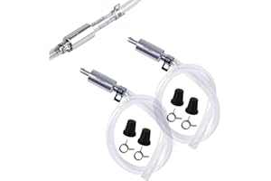 GREATRICH Purgeur de Frein Moto Voiture, Kit de Purgeur de Frein avec Valve Anti-Retour, Tuyau Purge Frein Outil de Saignement de Frein Hydraulique, Compatible Moto, Voiture