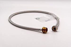 Aquastopverlängerungsschlauch, Panzerschlauch-Verlängerung, Zulaufschlauch für Wasch- & Spülmaschinen 0,5m von EVH-XTRA®