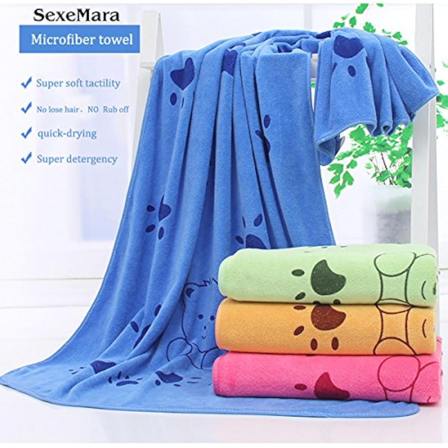 Legendog Serviette De Bain En Microfibre à Séchage Rapide