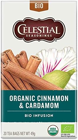 Celestial Organic Cinnamon & Cardamom Tea 20 Bags 0.1 kg