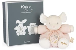 Kaloo PERLE - CHUBBY MOUSE PINK - SMALL