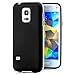 Produktbild Saxonia Samsung Galaxy S5 Mini Hülle Case Ultra Slim Cover Silikon Schutzhülle Handy Backcover Bumper Schwarz
