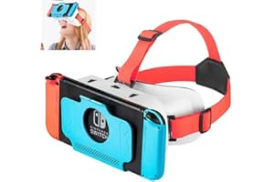 Fenmaru Gafas VR para Nintendo Switch Modelo OLED/Nintendo Switch 3D DEVASO VR Gafas Switch VR Labo Goggles