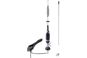 Antenne CB PNI S75CAB Papillon, Montage sur câble et fiche PL