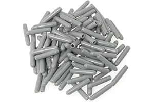 USTNIR 100 Capuccetti per Lavastoviglie, Coperchio del Cestello per Proteggere i Perni delle Stoviglie, Antiruggine (Grigio)