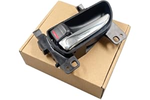 HUYILUN0104 Front Or Rear Left Driver Side Door Interior Handle Chrome Compatible with Subaru Forester Impreza Legacy & Outback 2009-2019