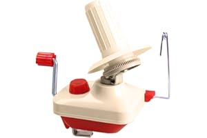 courti Enrollador de hilo de mano, mano operado por hilo de bola para tejer y ganchillo bobinadora de lana, soporte de cuerda de bobinadora de hilo de lana para tejer y ganchillo