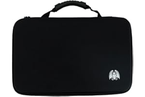 THE GRINNING GARGOYLE Étui de rangement de peinture avec poignée - Gargouille grinçante - Organiseur de bouteille compte-gouttes miniature avec insert en mousse et poche pour buissons - Parfait support de peinture Vallejo